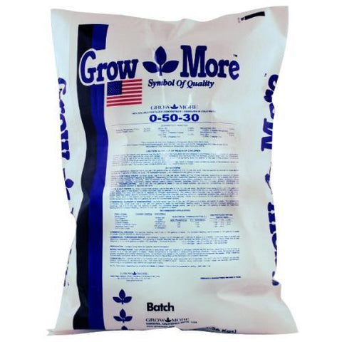 Grow More Water Soluble 0-50-30, 25 lbs