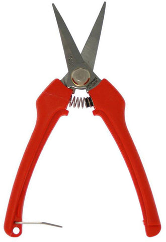Curved, stainless steel blade, Euro-style Harvest Shear