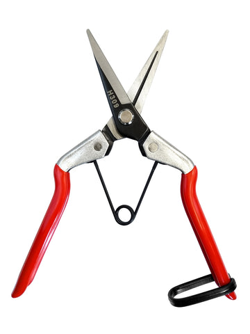 180mm (7")overall length, pointed blade  shear w/wishbone spring