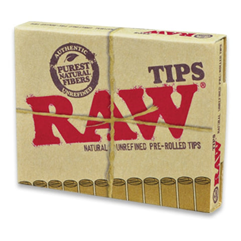 RAW Pre-Rolled Tips 21 Tips/Pack - Box of 20