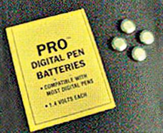 Batteries for PRO pH/TDS pen or Thirsty Light, 1.4V (pack of 4 batteries)