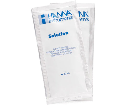 Hanna 12880 &#956;S/cm Calibration Solution, 20 ml, case of 25