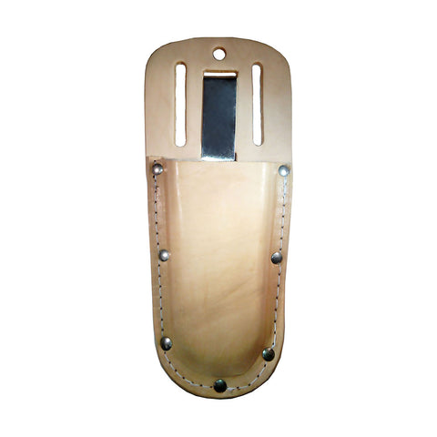 418X Leather Pruner Sheath w/Belt Loop & Metal Clip