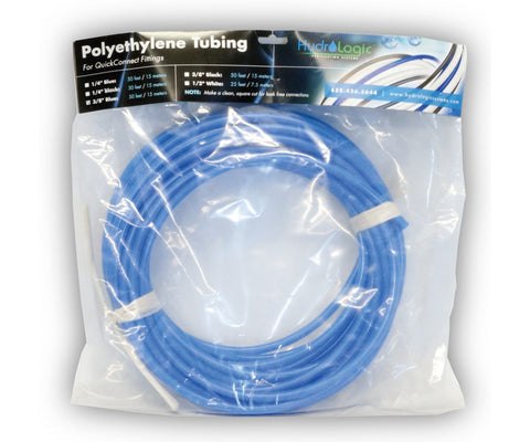 Hydrologic Polyethylene Tubing, 50 feet, Blue, 3/8"