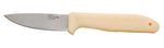 3.5” Blade, white handled, stainless blade food processing knife
