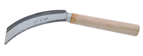 Serrated Harvest Sickle  w/Straight End