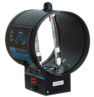 UV-In-Line Duct Ozonator (High-Output UV Bulb), 8"
