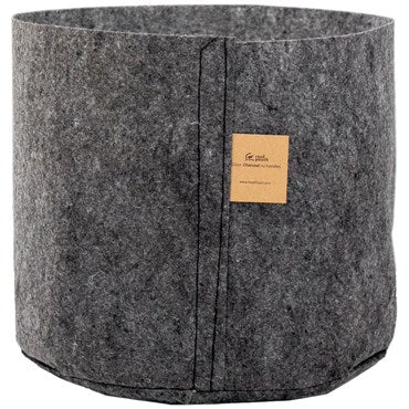 Root Pouch Single Use Natural Fabric Container - Charcoal 1gal - 6inW x 7.5inH, no handles - 25 Pack