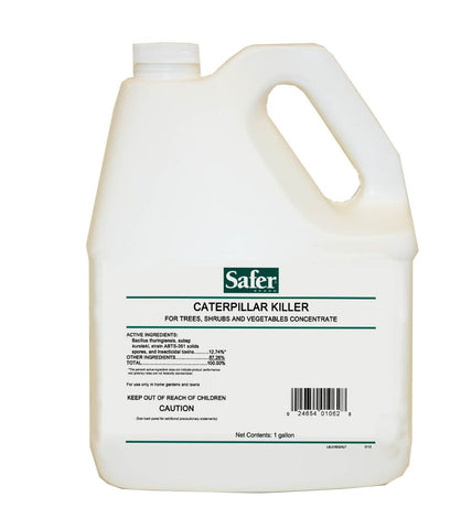 Safer Caterpillar Killer Concentrate with  BT, 1 gal