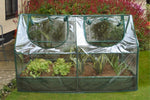 Garden Cold Frame with Raised Bed 120x60x(60+14)cm