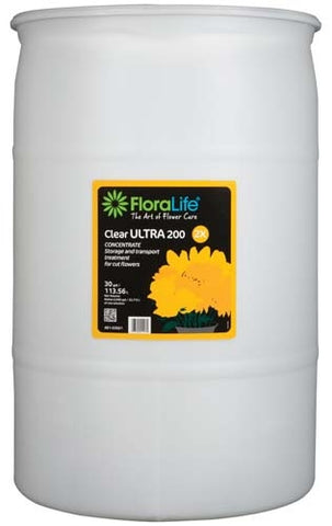 FLORALIFE CLEAR ULTRA 200 STORAGE & TRANSPORT CONCENTRATE, 30 GAL