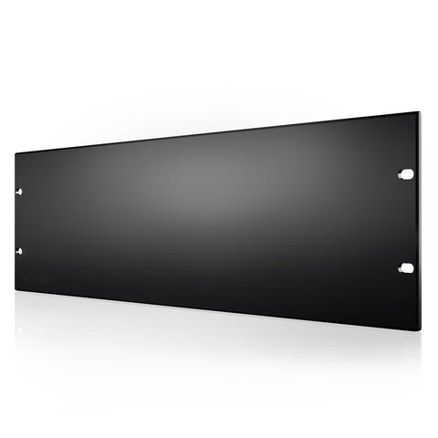 Rack Panel Blank 3U Steel, Black Powder Coat /w Screw Set