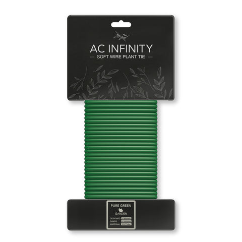 AC INFINITY, SOFT TWIST TIES, THICK RUBBERIZED TEXTURE, 10M