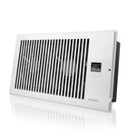 AIRTAP T6, White 6x12" - Register Fan with LCD Thermal Cont