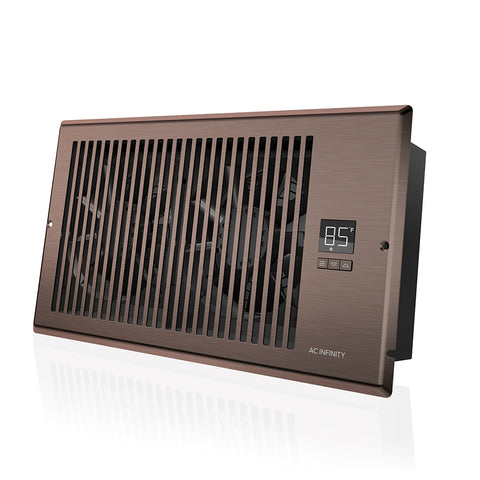 AIRTAP T6, Bronze 6x12" - Register Fan with LCD Thermal Cont