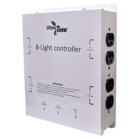 ultragrow-light-controller-8-outlets-with-trigger-cord