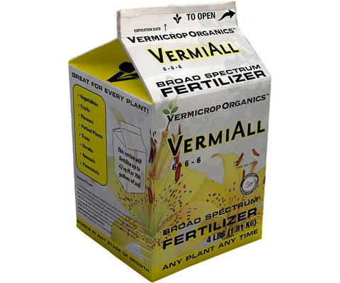 Vermicrop Vermiall 6-6-6, 500 lbs Tote
