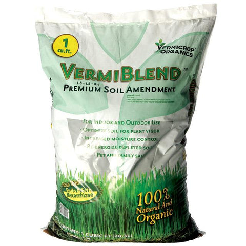 Vermicrop VermiBlend Premium Soil Amendment, 1 cu ft