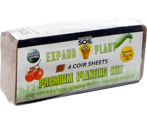 Wonder Soil Expand & Plant Premium Soil Sheets, pack of 4