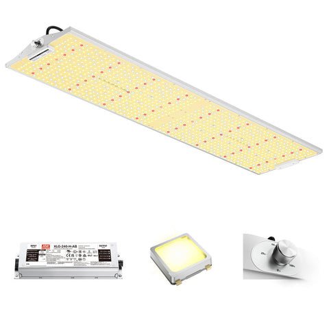 ViparSpectra XS4000 450W Infrared Full Spectrum LED Grow Light with Samsung LM301B Diodes (IR Included) & MeanWell Driver