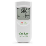 GroLine Waterproof Portable pH/EC/TDS Meter
