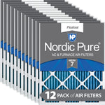 16x21x1 MERV 7 AC Furnace Filters 12 Pack