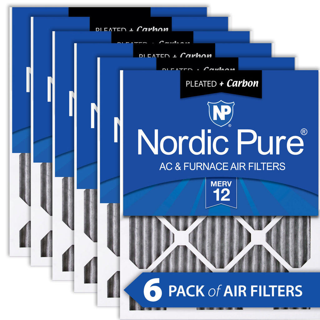 Nordic Pure MERV 12 Air Filters, 20x25x1, 6 Pack – Better Allergy