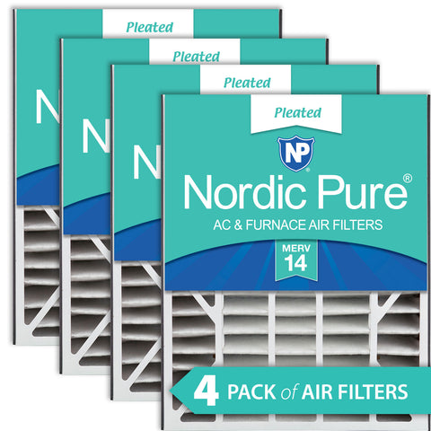 Air Bear 20x25x5 (4 7/8) Replacement 266649-102 MERV 14 Air Filters 4 Pack