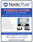 Turbine Cover Fits 12" to 14" Pack of 1 by Nordic Pure