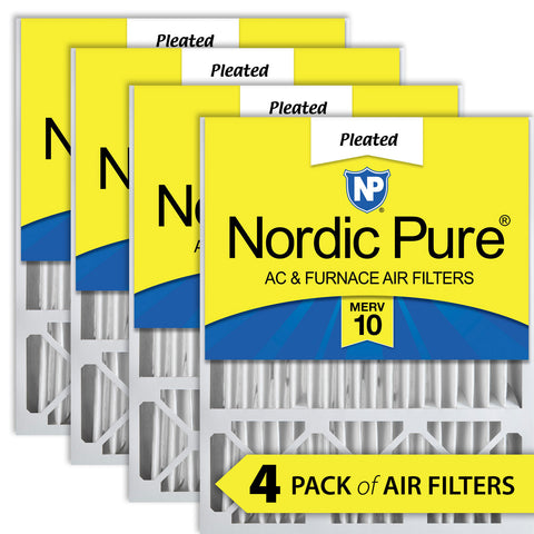 20x25x5 (4 3/8) Lennox X6673_X6675 Replacement MERV 10 Air Filters 4 Pack