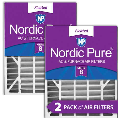 Air Bear 20x25x5 (4 7/8) Replacement 255649-102 MERV 8 Air Filters 2 Pack