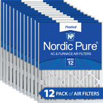 16x16x2 Pleated MERV 12 Air Filters 12 Pack