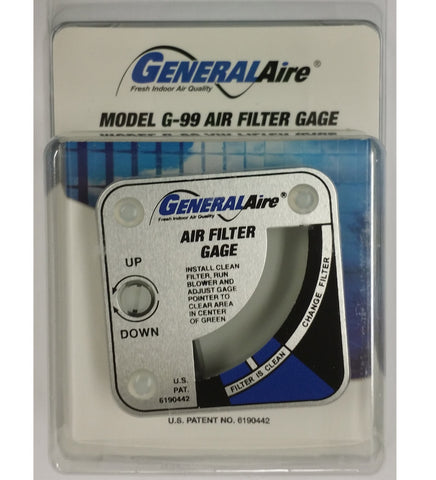 GeneralAire G99 Air Filter Gage Pack of 1
