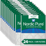 20x24x1 Pure Green Eco-Friendly AC Furnace Air Filters 24 Pack