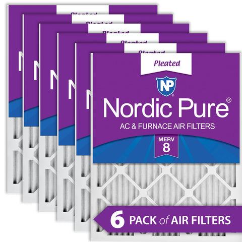 23_1/2x23_1/2x1 MERV 8 AC Furnace Filters 6 Pack