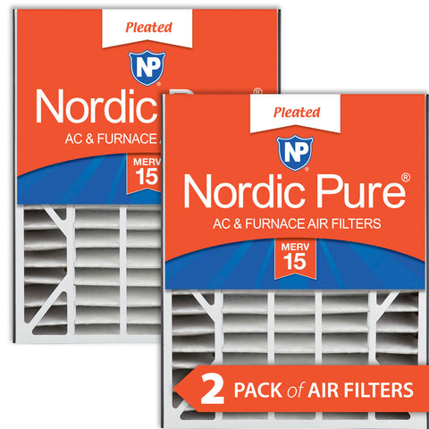 Air Bear 20x25x5 (4 7/8) Replacement 266649-102 MERV 15 Air Filters 2 Pack