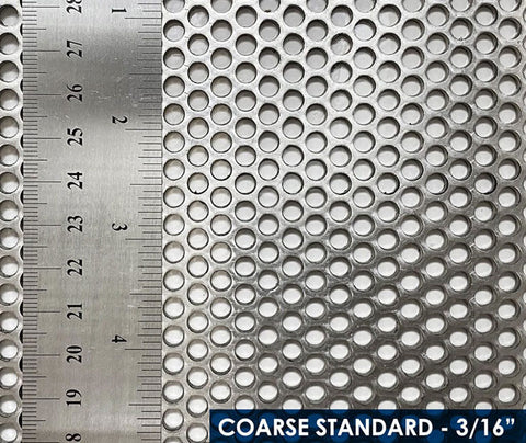 Mobius M210 Coarse Standard Milling Screen - 3/16"