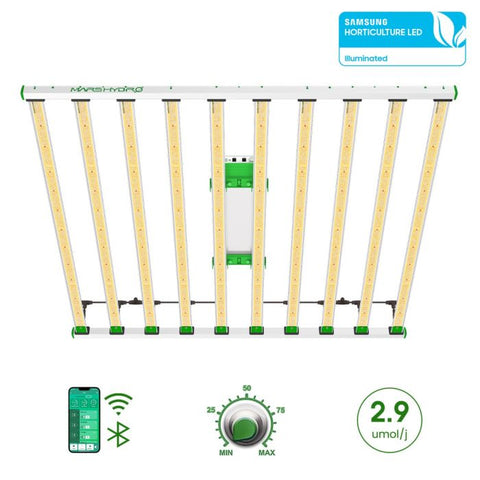 MARS HYDRO FC 1000W SMART LED GROW LIGHT SAMSUNG LM301B SCALABLE CO2 LAMP