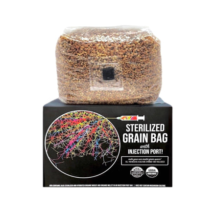 North Spore Organic Sterilized Grain Bag with Injection Port