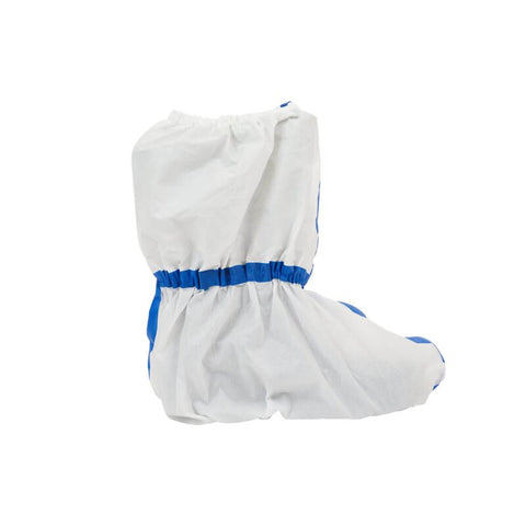 Enviroguard ViroGuard® 2 White Boot Cover, Taped Seams, Elastic Ankle & Top, Skid Resistant Sole, 17" - Size L - Case of 100