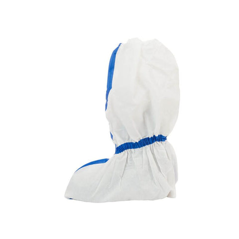 Enviroguard ViroGuard® 2 White Boot Cover, Taped Seams, Elastic Ankle & Top, Skid Resistant Sole, 23" - Size XL - Case of 100